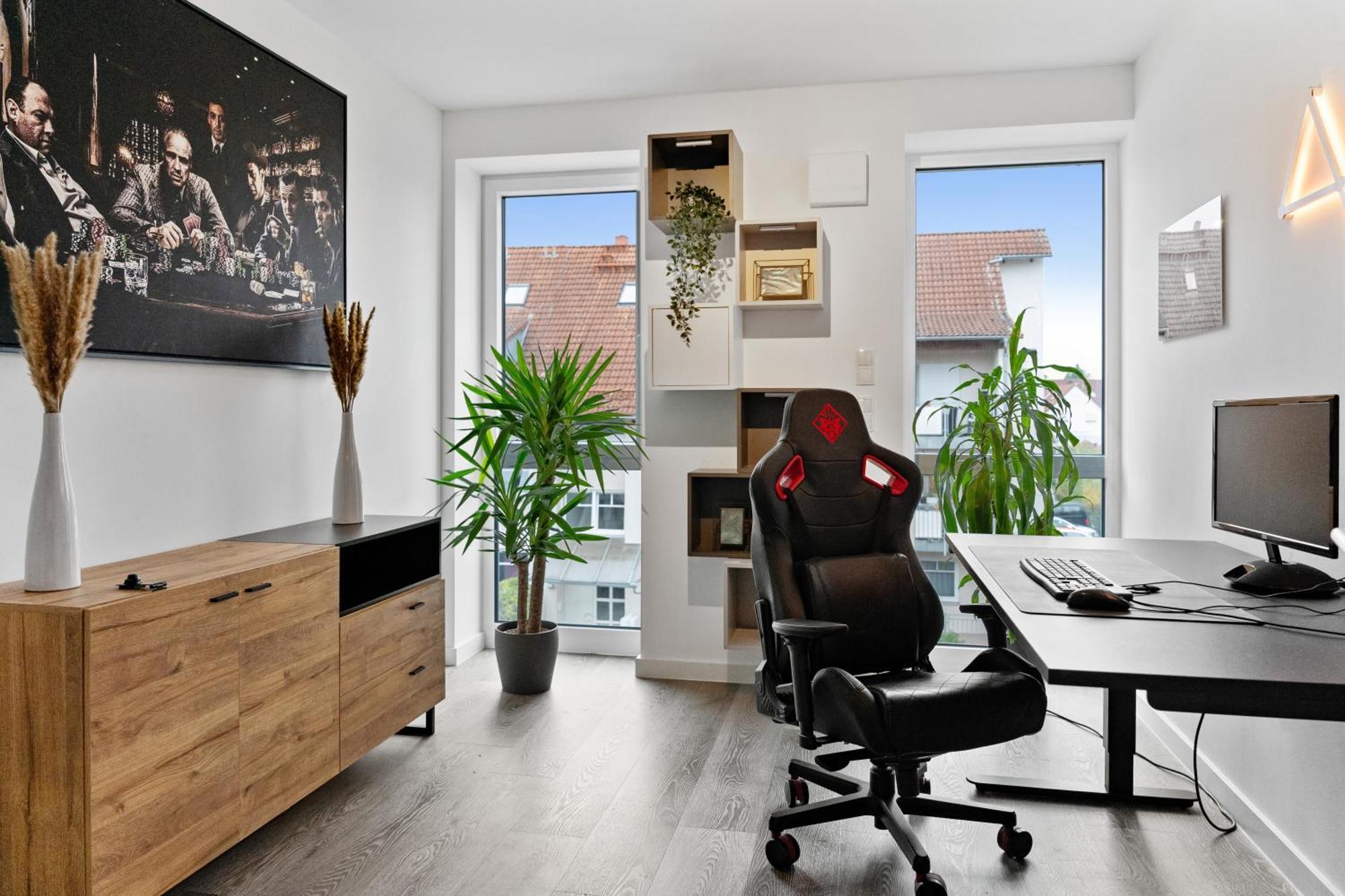 Modern Style Business Suite - Office - Kitchen - Balcony Herzogenaurach Bagian luar foto